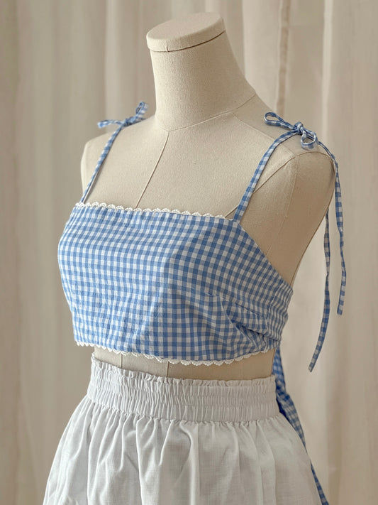 Top con lazo en espalda